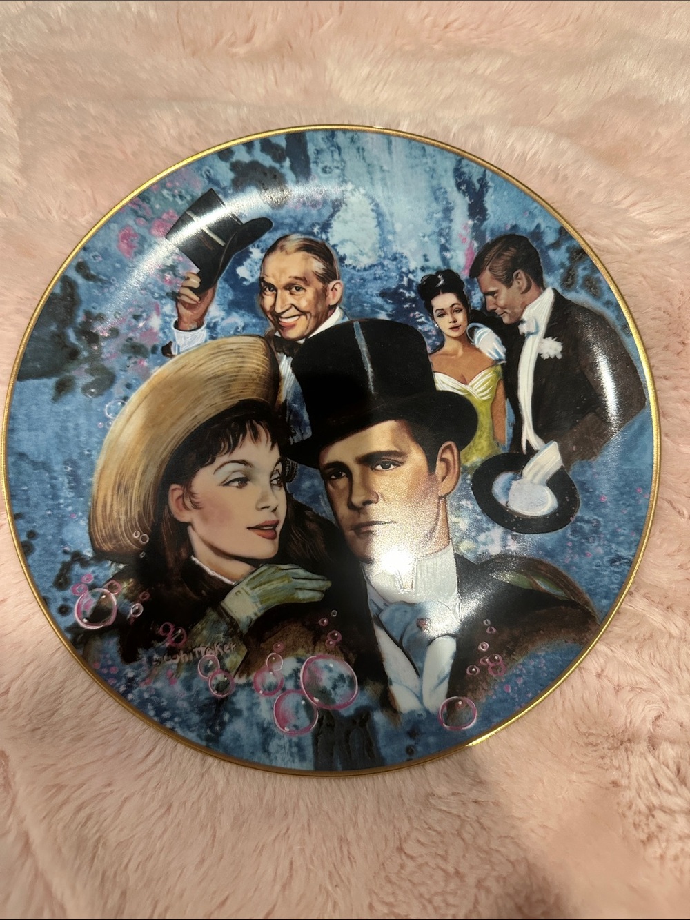 The golden age of cinema Gigi plate